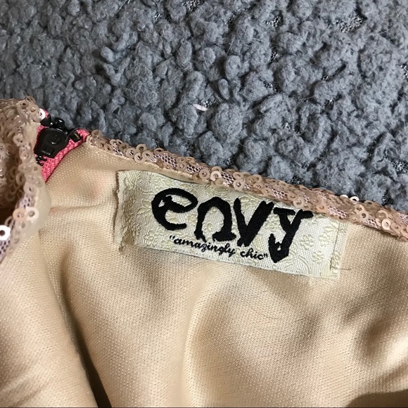 Rose Gold Sequin Prom/Homecoming/Formal Dress - Picture 5 of 5